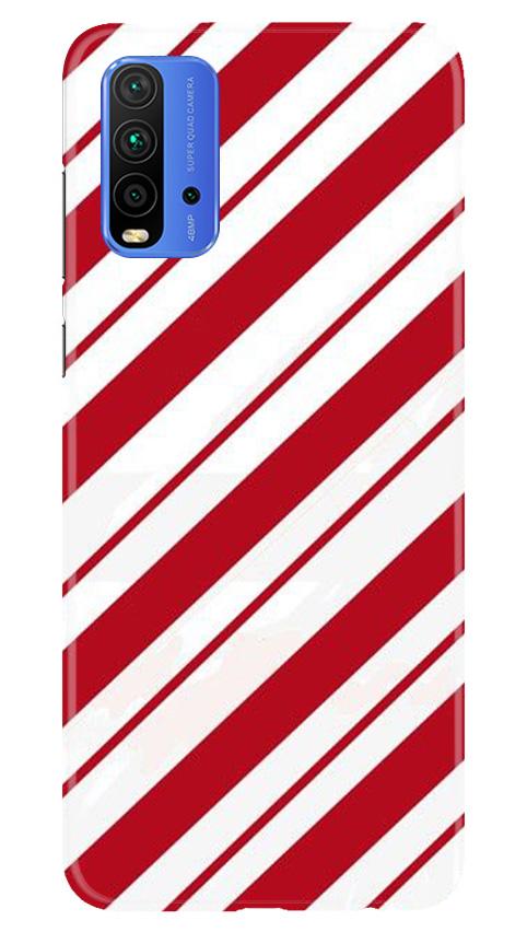 Red White Mobile Back Case for Redmi 9 Power (Design - 44) Red White Case for Redmi 9 Power