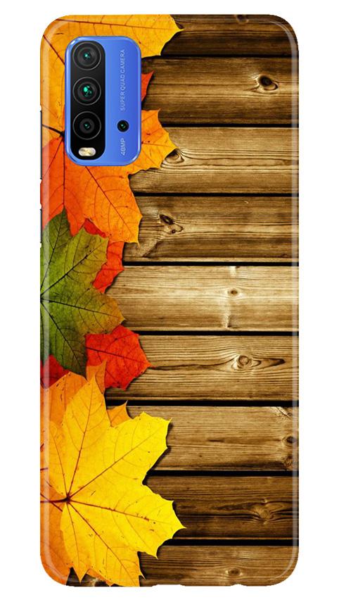 Wooden look3 Mobile Back Case for Redmi 9 Power (Design - 61) Wooden look3 Case for Redmi 9 Power