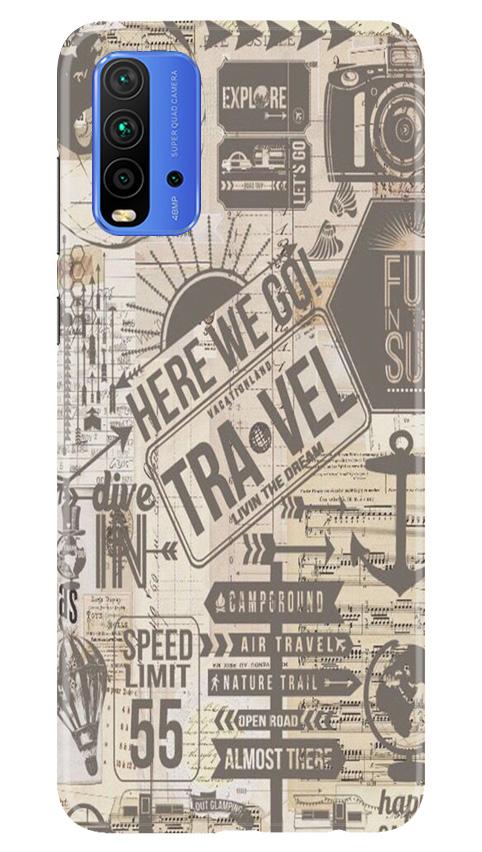 Travel Mobile Back Case for Redmi 9 Power (Design - 104) Travel Case for Redmi 9 Power (Design - 104)