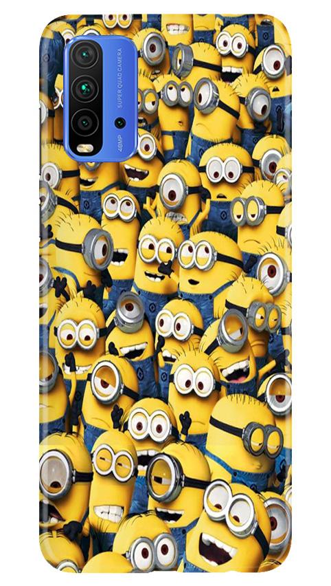 Minions Mobile Back Case for Redmi 9 Power (Design - 126) Minions Case for Redmi 9 Power (Design - 126)
