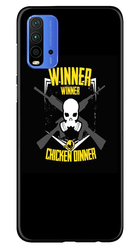 Winner Winner Chicken Dinner Mobile Back Case for Redmi 9 Power (Design - 178) Winner Winner Chicken Dinner Case for Redmi 9 Power (Design - 178)