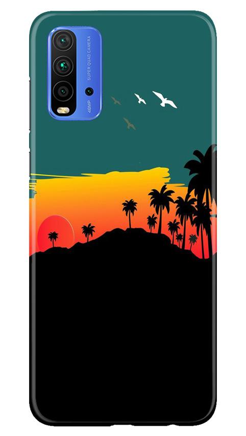 Sky Trees Mobile Back Case for Redmi 9 Power (Design - 191) Sky Trees Case for Redmi 9 Power (Design - 191)