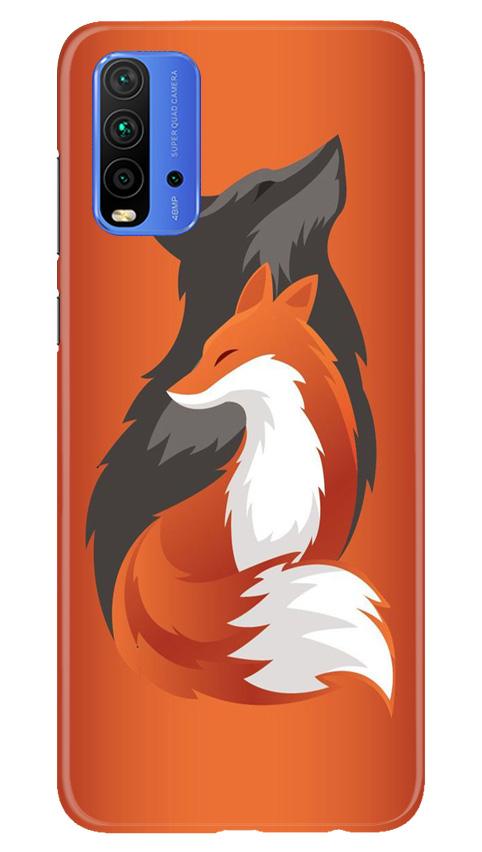 Wolf Mobile Back Case for Redmi 9 Power (Design - 224) Wolf Case for Redmi 9 Power (Design No. 224)