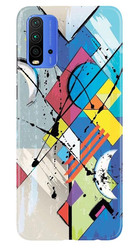 Modern Art Mobile Back Case for Redmi 9 Power (Design - 235) Modern Art Case for Redmi 9 Power (Design No. 235)