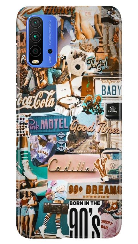 Vintage Design Mobile Back Case for Redmi 9 Power (Design - 284) Vintage Design Case for Redmi 9 Power (Design No. 284)