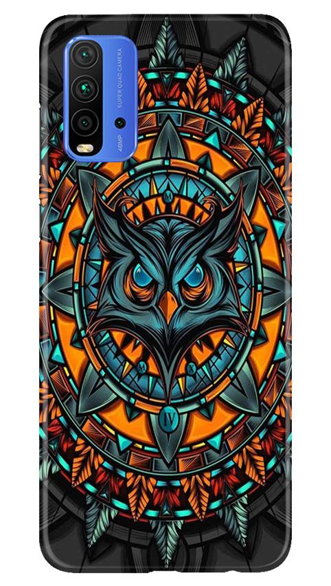 Owl Mobile Back Case for Redmi 9 Power (Design - 360)