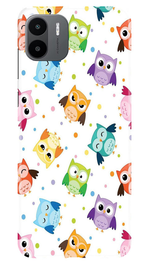 Owl Baground Pattern shore Mobile Back Case for Redmi A1 (Design - 13) Owl Baground Pattern shore Case for Redmi A1
