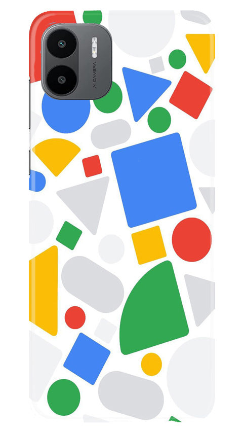Circul Squar & Tringle Art Mobile Back Case for Redmi A1 (Design - 18) Circul Squar & Tringle Art Case for Redmi A1