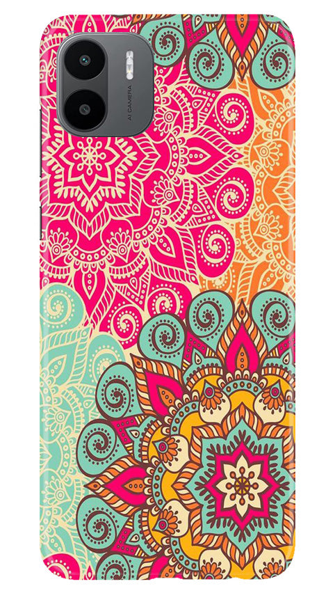 Rangoli art2 Mobile Back Case for Redmi A1 (Design - 29) Rangoli art2 Case for Redmi A1