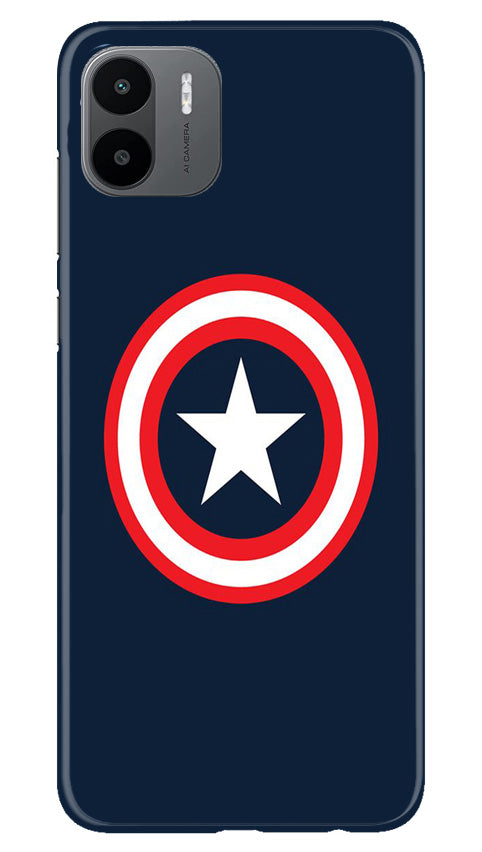 Captain America Mobile Back Case for Redmi A1 (Design - 42) Captain America Case for Redmi A1