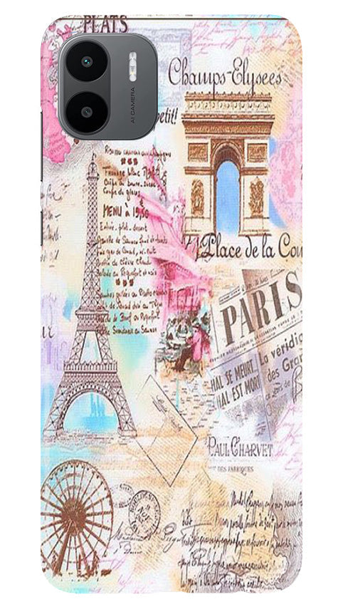 Paris Eiftel Tower Mobile Back Case for Redmi A1 (Design - 54) Paris Eiftel Tower Case for Redmi A1