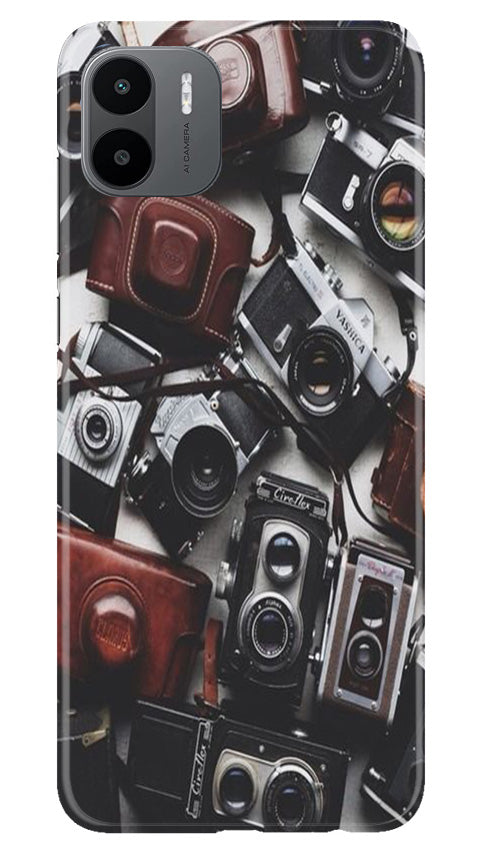 Cameras Mobile Back Case for Redmi A1 (Design - 57) Cameras Case for Redmi A1