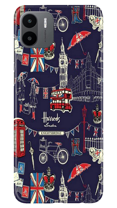 Love London Mobile Back Case for Redmi A1 (Design - 75) Love London Case for Redmi A1