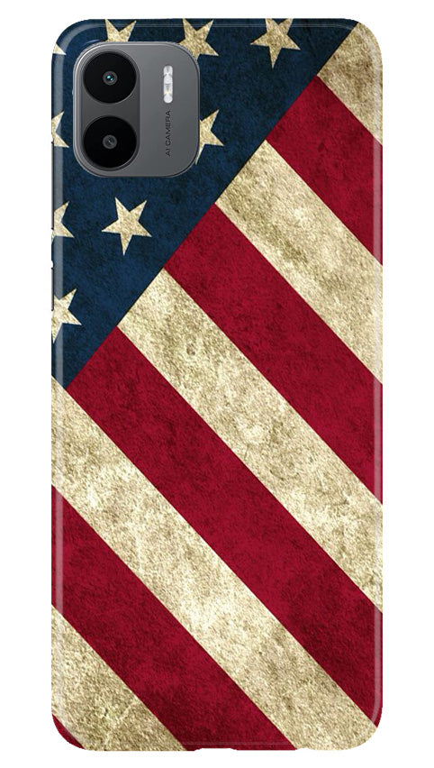 America Mobile Back Case for Redmi A1 (Design - 79) America Case for Redmi A1