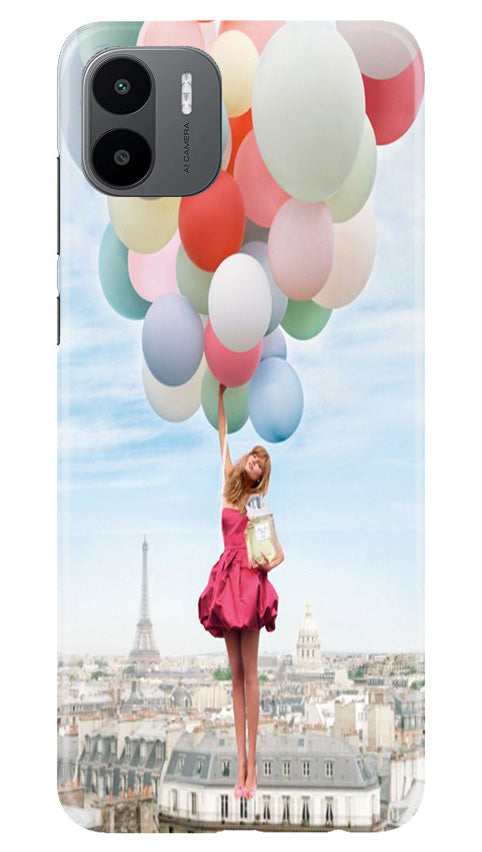 Girl with Baloon Mobile Back Case for Redmi A1 (Design - 84) Girl with Baloon Case for Redmi A1