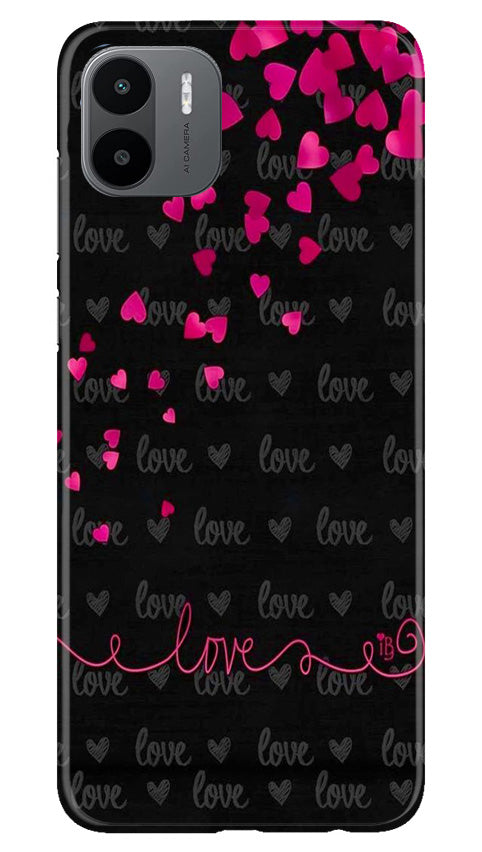 Love in Air Mobile Back Case for Redmi A1 (Design - 89) Love in Air Case for Redmi A1