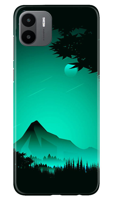 Moon Mountain Mobile Back Case for Redmi A1 (Design - 173) Moon Mountain Case for Redmi A1 (Design - 173)