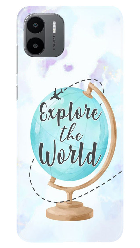 Explore the World Mobile Back Case for Redmi A1 (Design - 176) Explore the World Case for Redmi A1 (Design No. 176)