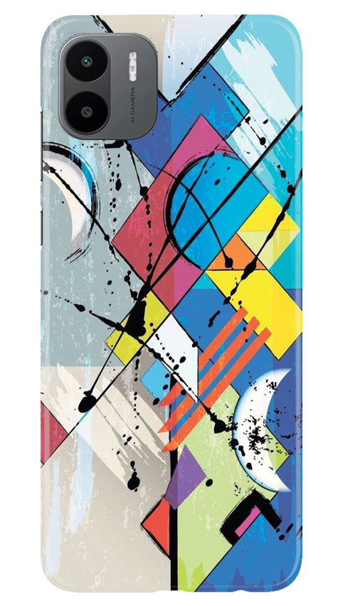 Modern Art Mobile Back Case for Redmi A1 (Design - 204) Modern Art Case for Redmi A1 (Design No. 204)