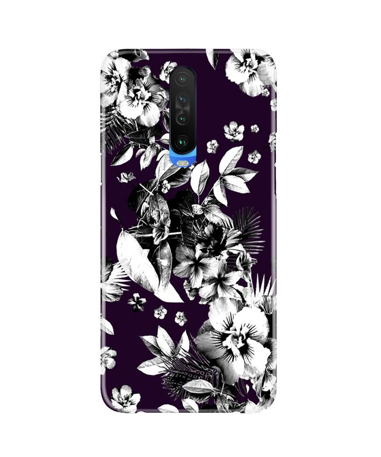 white flowers Mobile Back Case for Redmi K30 (Design - 7) white flowers Case for Redmi K30