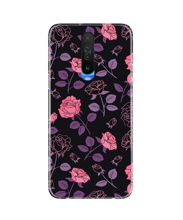 Rose Black Background Mobile Back Case for Redmi K30 (Design - 27) Rose Black Background Case for Redmi K30