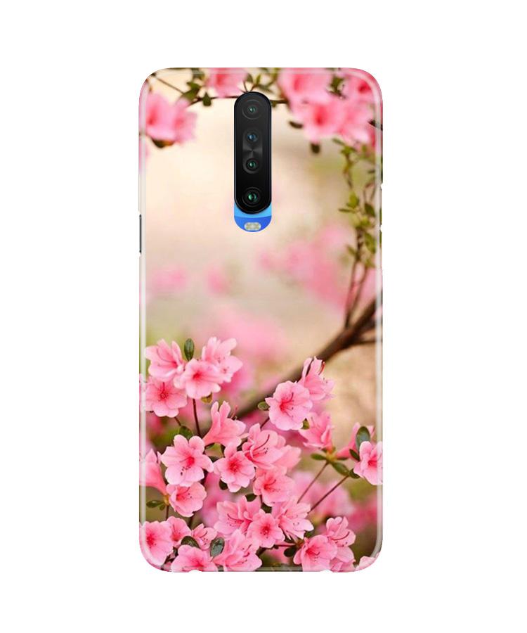 Pink flowers Mobile Back Case for Redmi K30 (Design - 69) Pink flowers Case for Redmi K30