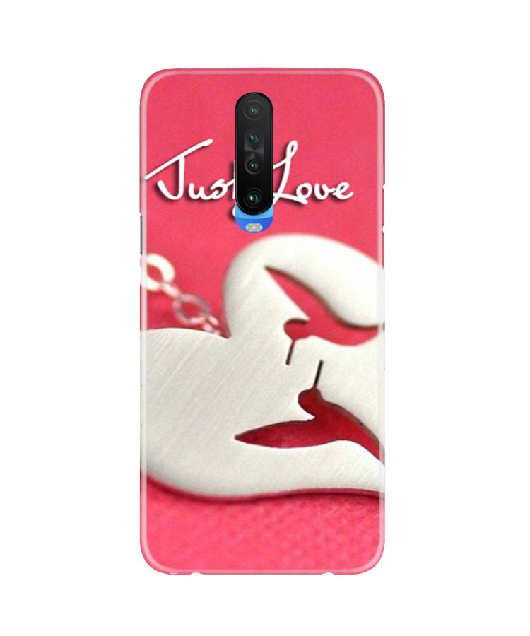 Just love Mobile Back Case for Redmi K30 (Design - 88) Just love Case for Redmi K30