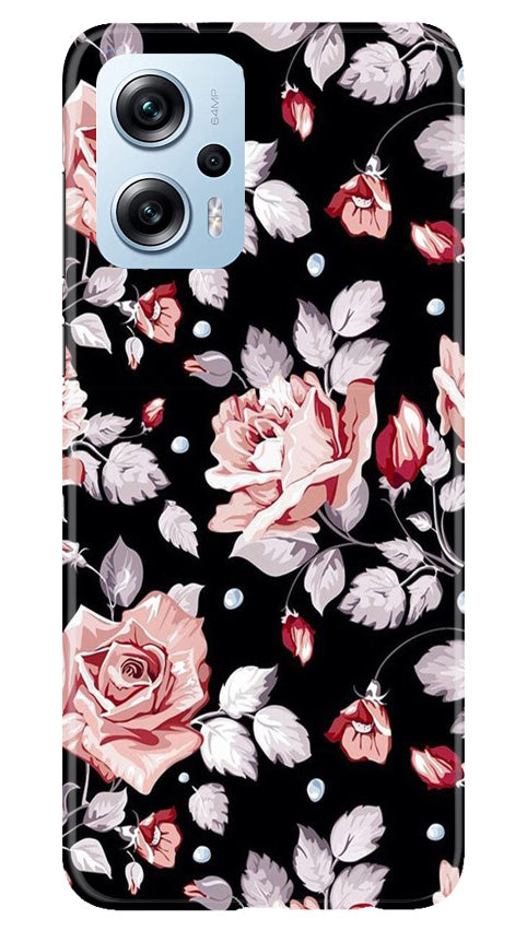 Pink rose Mobile Back Case for Redmi K50i (Design - 12) Pink rose Case for Redmi K50i