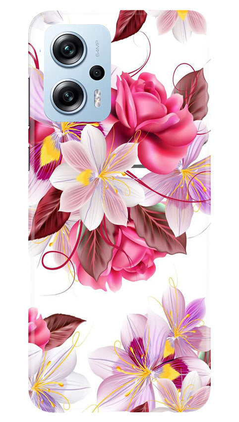Beautiful flowers Mobile Back Case for Redmi K50i (Design - 23) Beautiful flowers Case for Redmi K50i