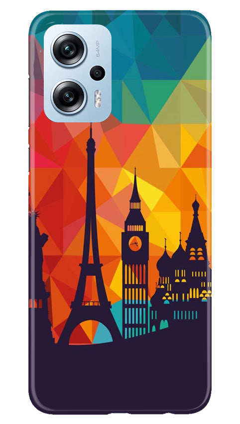 Eiffel Tower2 Mobile Back Case for Redmi K50i (Design - 91) Eiffel Tower2 Case for Redmi K50i