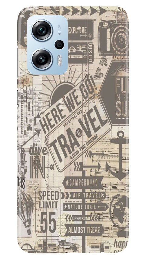 Travel Mobile Back Case for Redmi K50i (Design - 104) Travel Case for Redmi K50i (Design - 104)