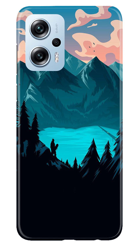 Mountains Mobile Back Case for Redmi K50i (Design - 155) Mountains Case for Redmi K50i (Design - 155)