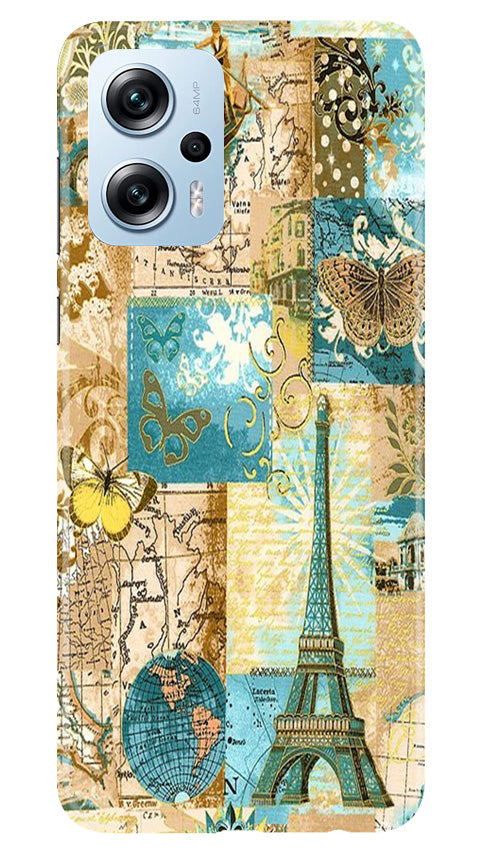 Travel Eiffel Tower Mobile Back Case for Redmi K50i (Design - 175) Travel Eiffel Tower Case for Redmi K50i (Design No. 175)