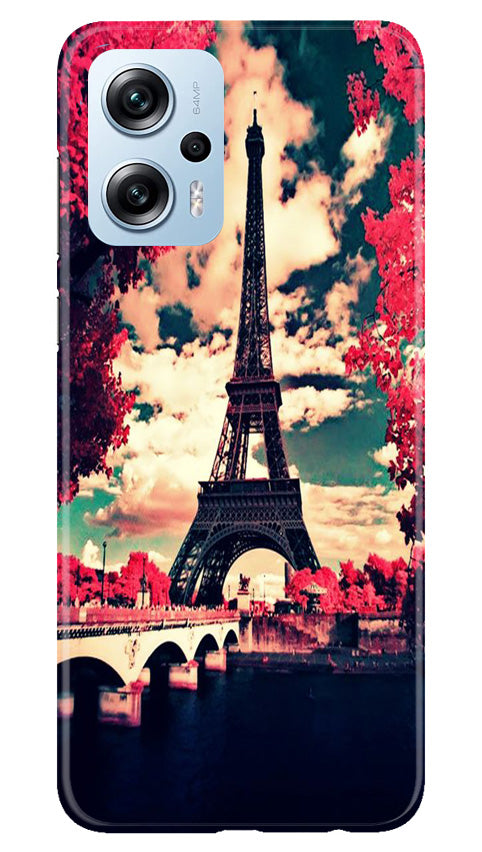 Eiffel Tower Mobile Back Case for Redmi K50i (Design - 181) Eiffel Tower Case for Redmi K50i (Design No. 181)