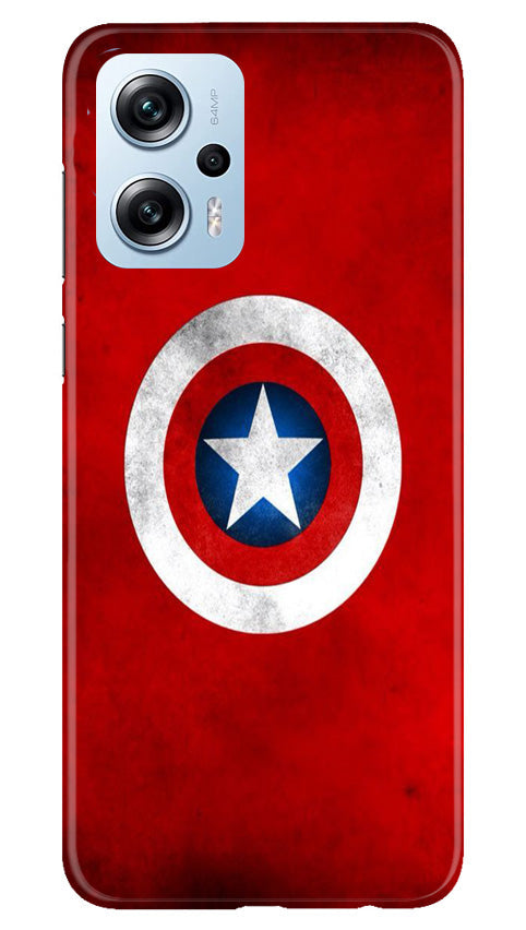 Captain America Mobile Back Case for Redmi K50i (Design - 249) Captain America Case for Redmi K50i (Design No. 218)