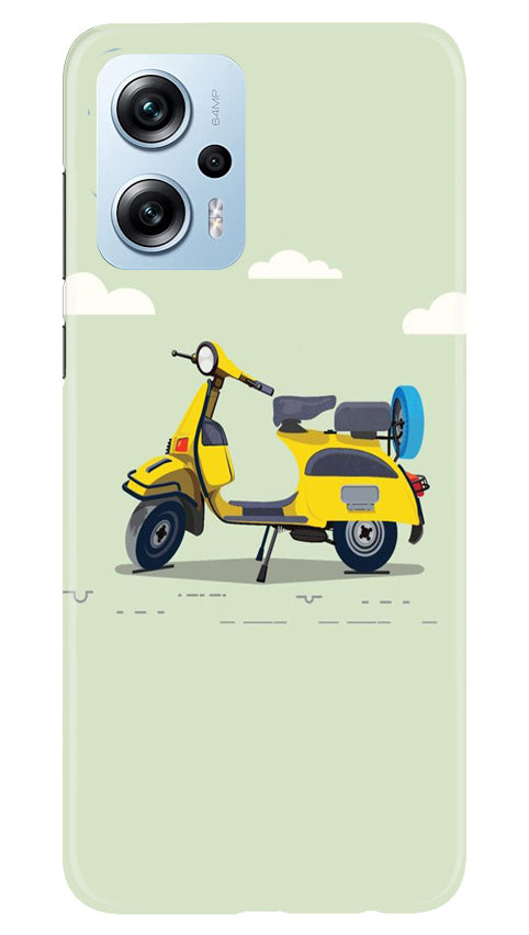 Vintage Scooter Mobile Back Case for Redmi K50i (Design - 229) Vintage Scooter Case for Redmi K50i (Design No. 229)