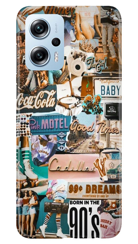 Vintage Design Mobile Back Case for Redmi K50i (Design - 253) Vintage Design Case for Redmi K50i (Design No. 253)