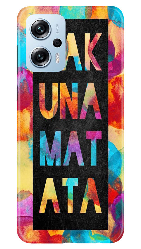 Hakuna Matata Mobile Back Case for Redmi K50i (Design - 285) Hakuna Matata Mobile Back Case for Redmi K50i (Design - 285)