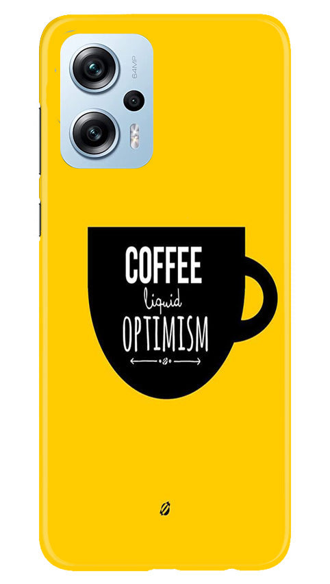 Coffee Optimism Mobile Back Case for Redmi K50i (Design - 313) Coffee Optimism Mobile Back Case for Redmi K50i (Design - 313)