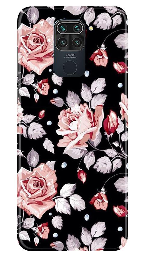 Pink rose Mobile Back Case for Redmi Note 9 (Design - 12) Pink rose Case for Redmi Note 9