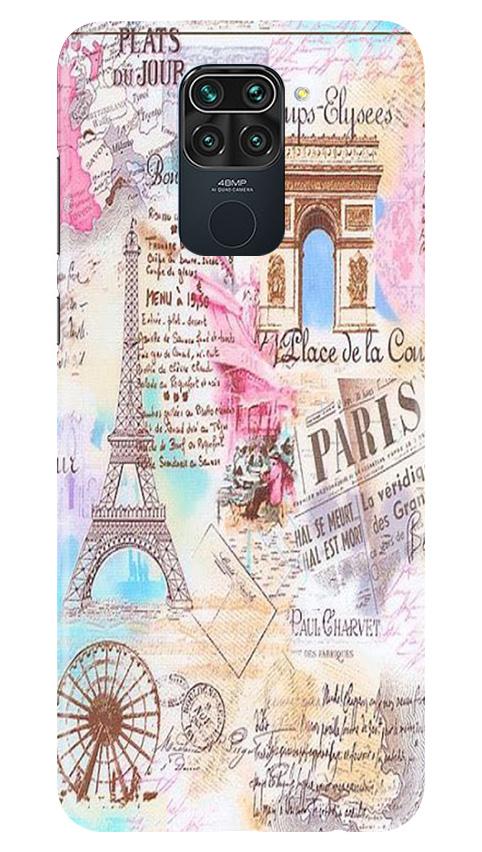 Paris Eiftel Tower Mobile Back Case for Redmi Note 9 (Design - 54) Paris Eiftel Tower Case for Redmi Note 9