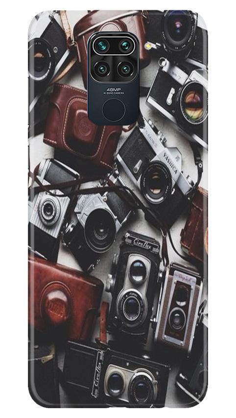 Cameras Mobile Back Case for Redmi Note 9 (Design - 57) Cameras Case for Redmi Note 9