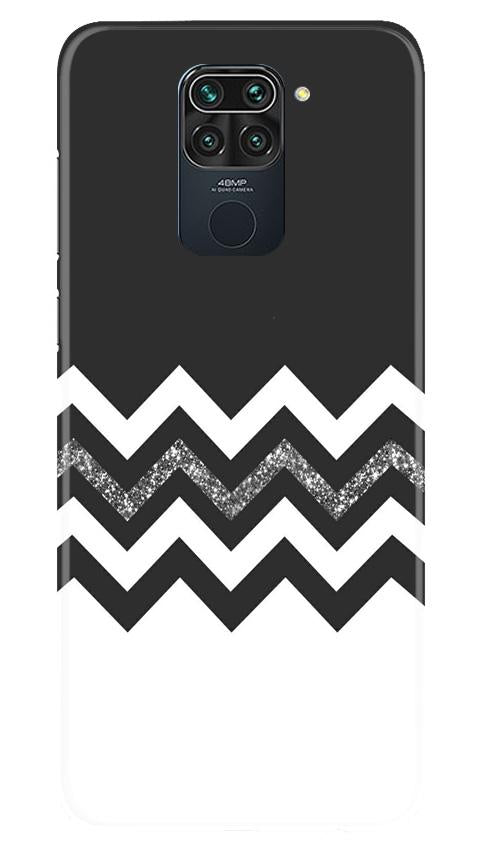 Black white Pattern2Mobile Back Case for Redmi Note (Design 83)