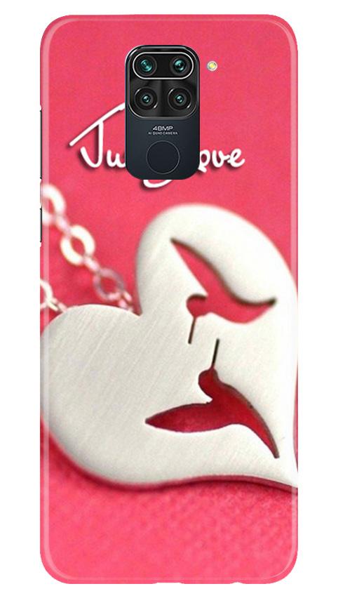 Just love Mobile Back Case for Redmi Note 9 (Design - 88) Just love Case for Redmi Note 9