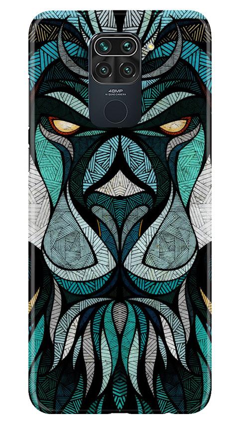 Lion Mobile Back Case for Redmi Note 9 (Design - 97) Lion Case for Redmi Note 9