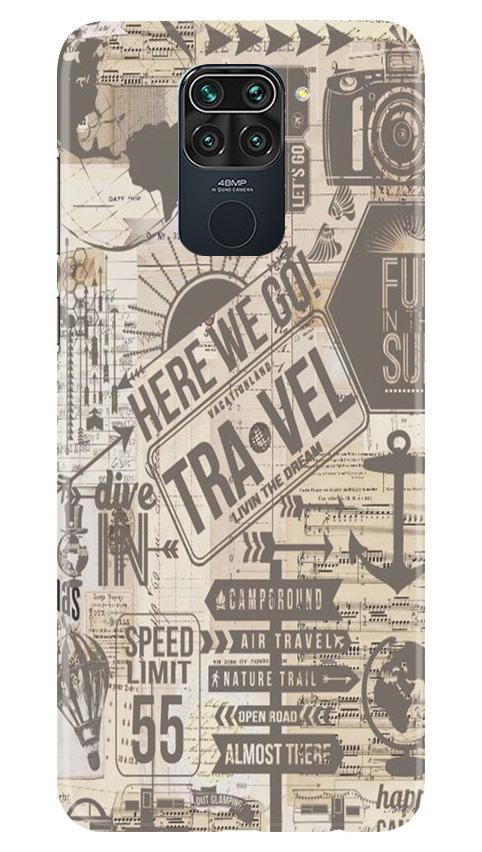 Travel Mobile Back Case for Redmi Note 9 (Design - 104) Travel Case for Redmi Note 9 (Design - 104)