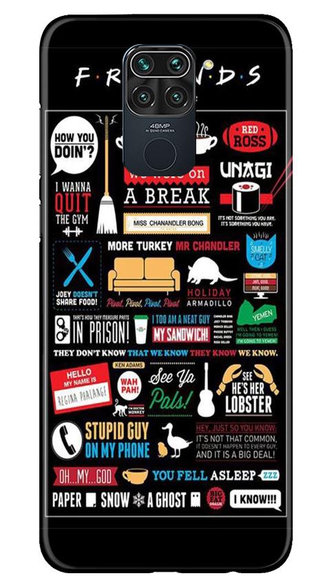 Friends Mobile Back Case for Redmi Note 9 (Design - 145) Friends Case for Redmi Note 9 (Design - 145)