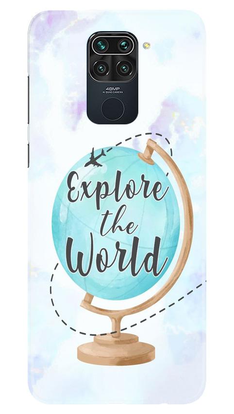 Explore the World Mobile Back Case for Redmi Note 9 (Design - 207) Explore the World Case for Redmi Note 9 (Design No. 207)