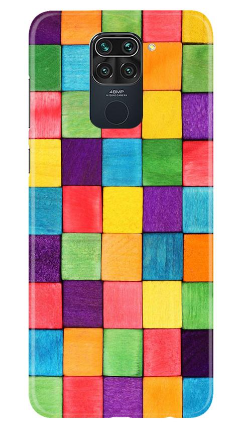 Colorful Square Mobile Back Case for Redmi Note 9 (Design - 218) Colorful Square Case for Redmi Note 9 (Design No. 218)