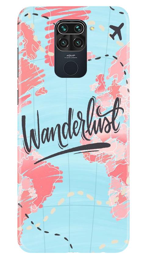 Wonderlust Travel Mobile Back Case for Redmi Note 9 (Design - 223) Wonderlust Travel Case for Redmi Note 9 (Design No. 223)